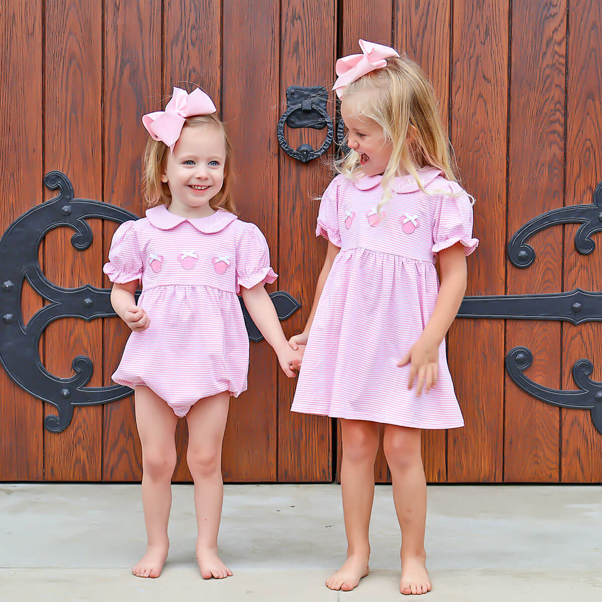 Mouse Ears Pink Stripe Riley Bubble - Image 6