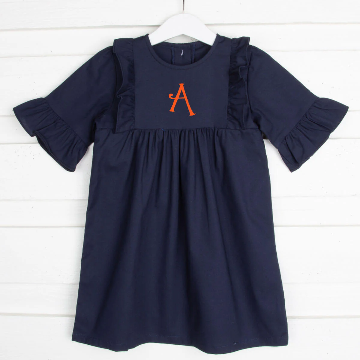 Navy Solid Olivia Dress