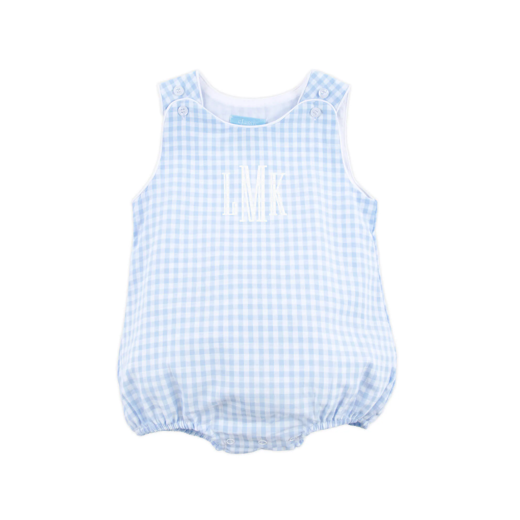 Pastel Blue Gingham Sun Bubble - Image 2