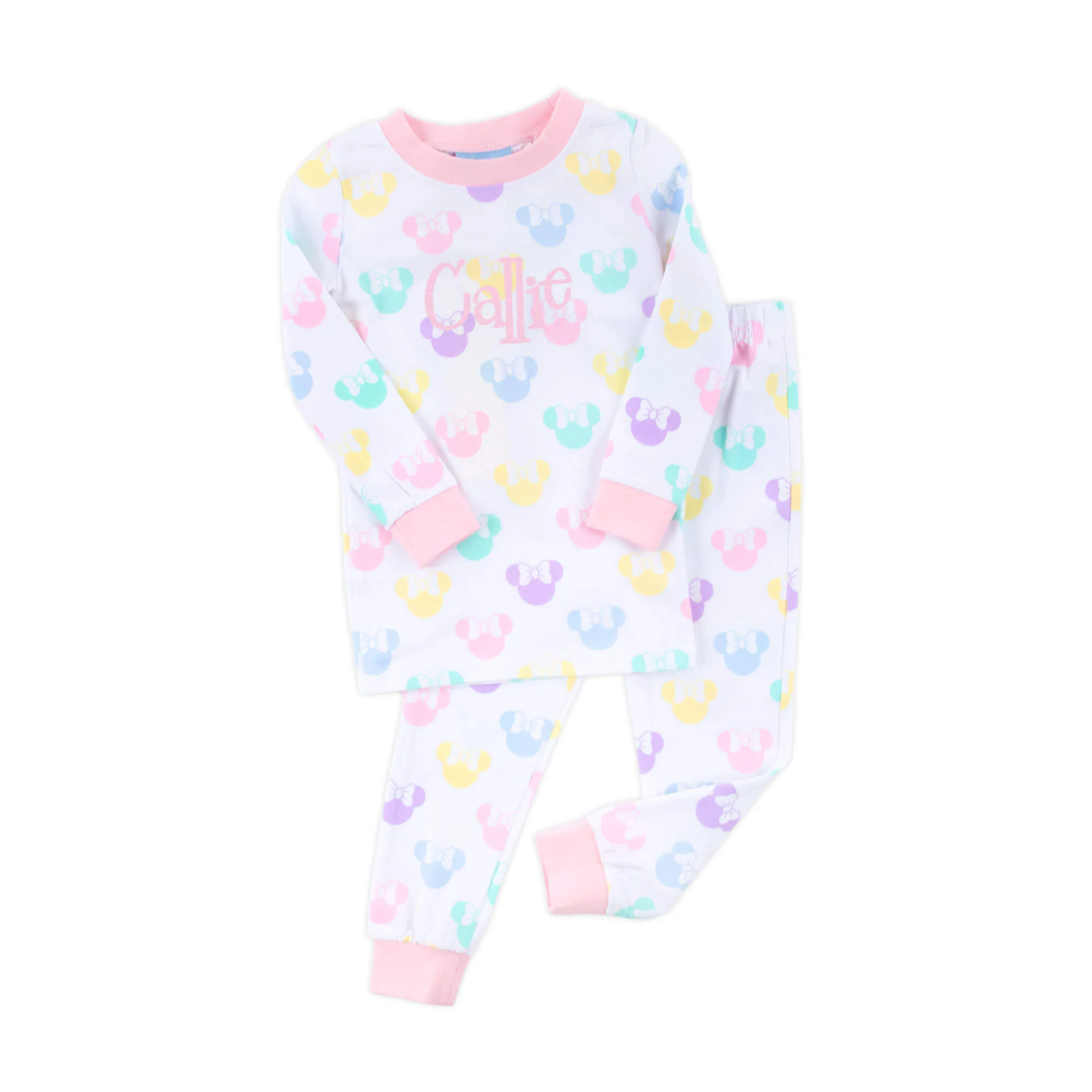 Pastel Mouse Ears Pajamas - Image 2
