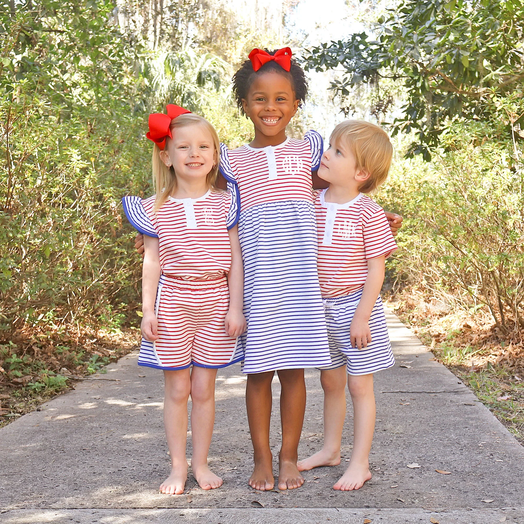 Patriotic Colorblock Short Set - Image 3