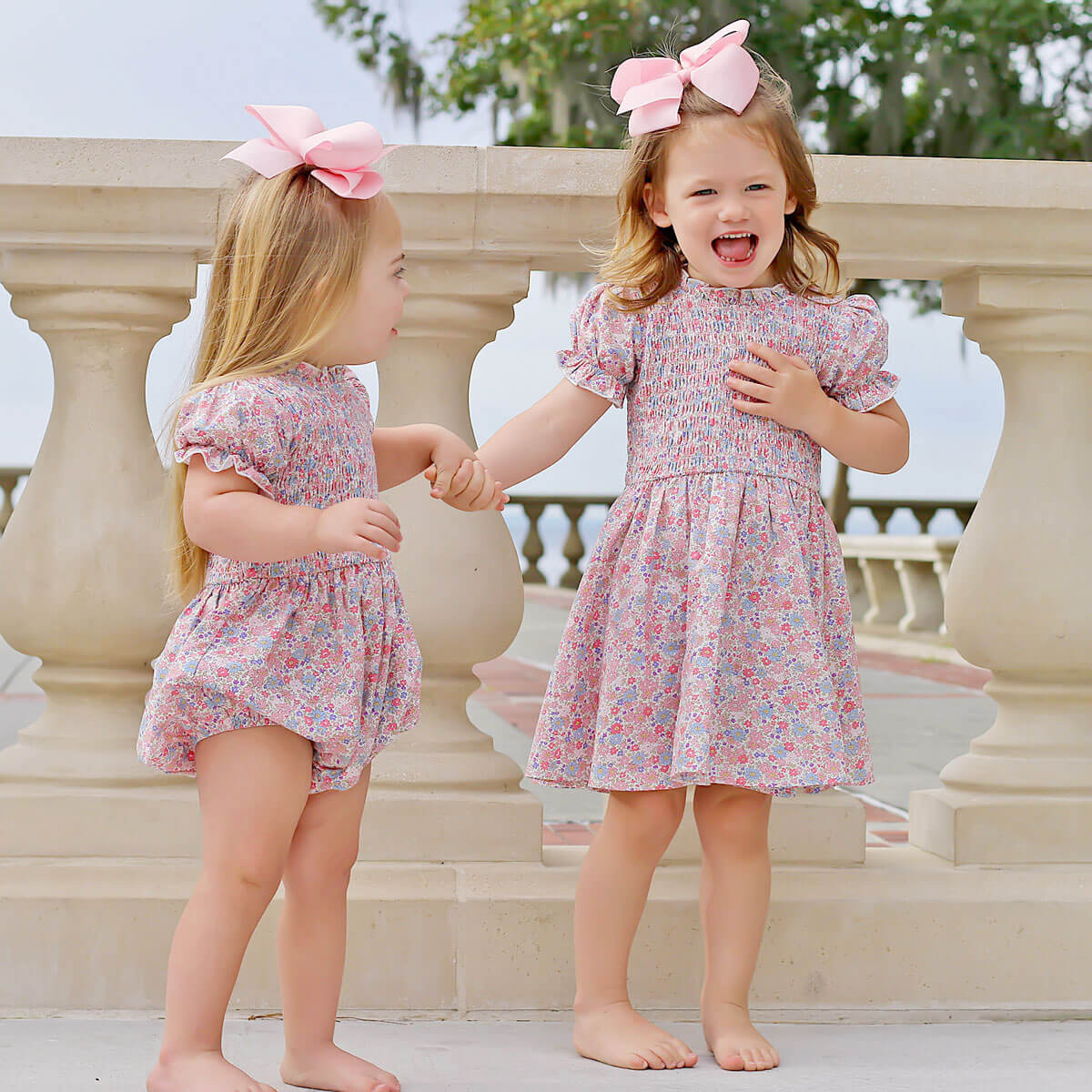 Flowers in Paris Smocked Ariella Dress - Image 6