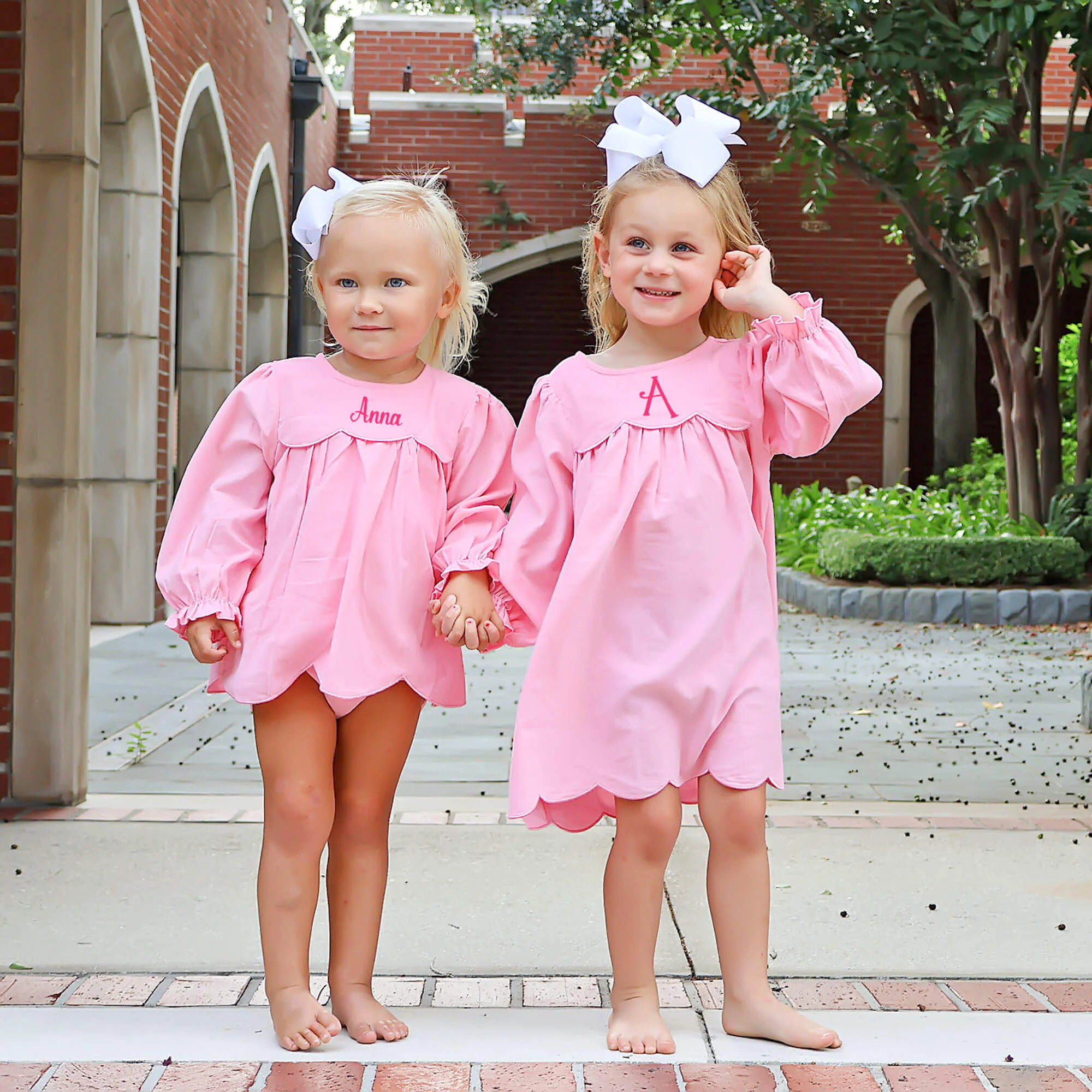 Pink Corduroy Amelia Dress - Image 3