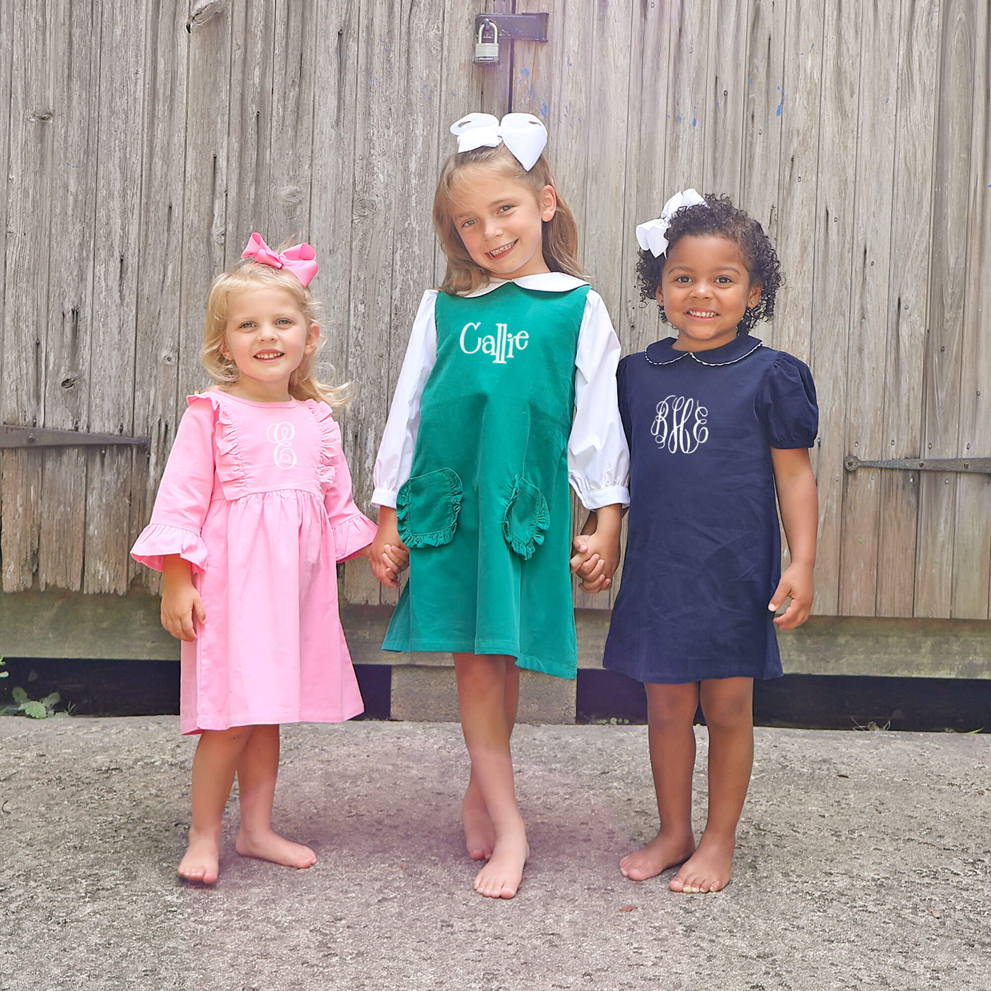 Pink Corduroy Olivia Dress - Image 3