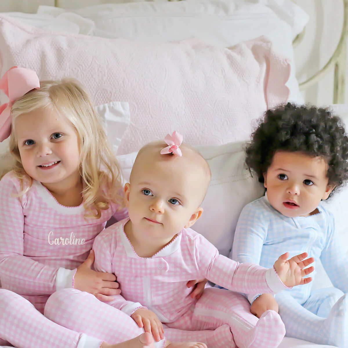 Pink Gingham Pajamas - Image 6