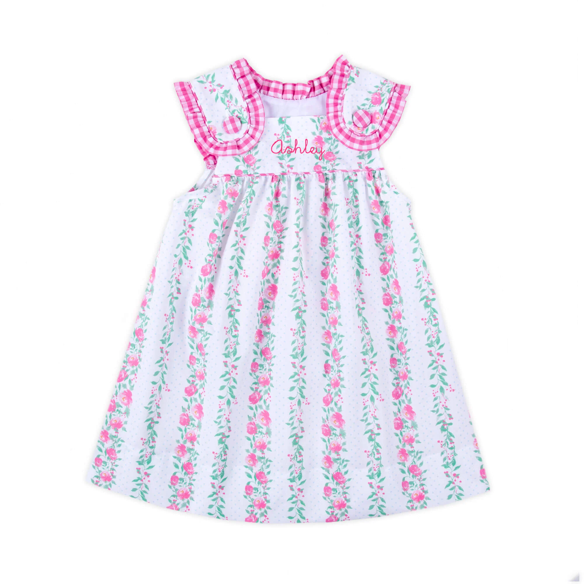 Pink Rose Floral Lulu Dress
