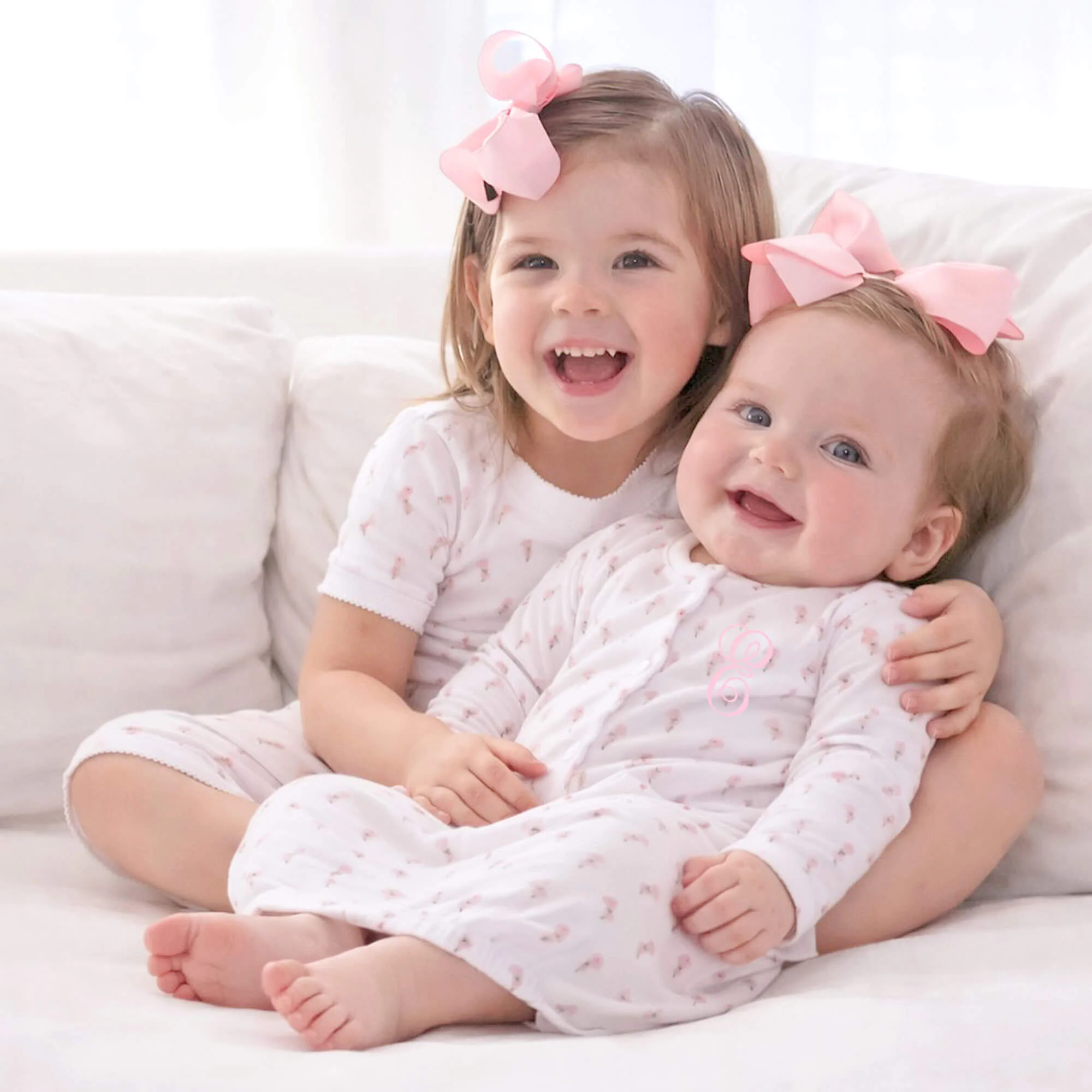 Pink Rosebud Short Pajamas - Image 3