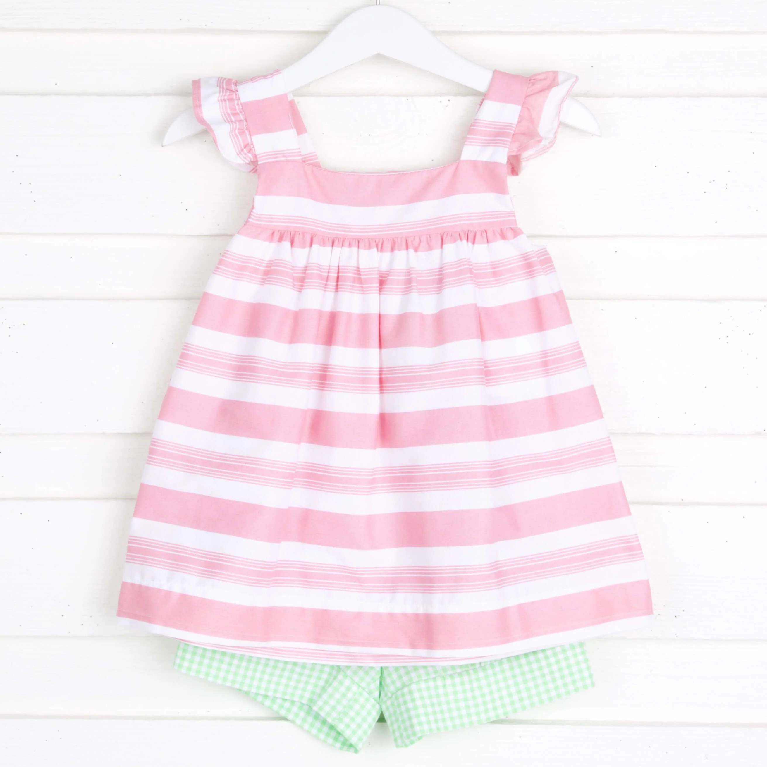 Pink Stripe Amy Short Set
