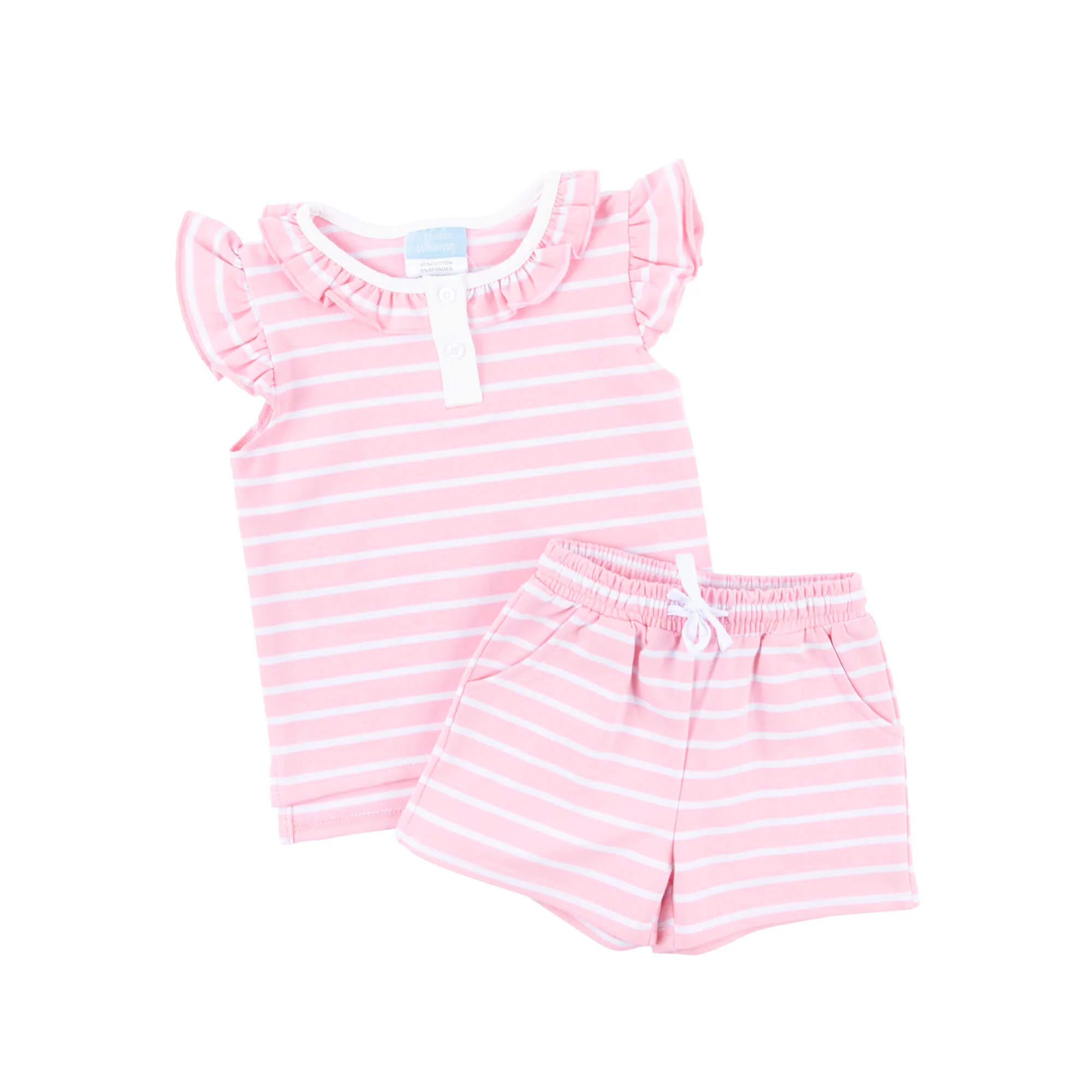 Pink Stripe Nina Short Set - Image 4