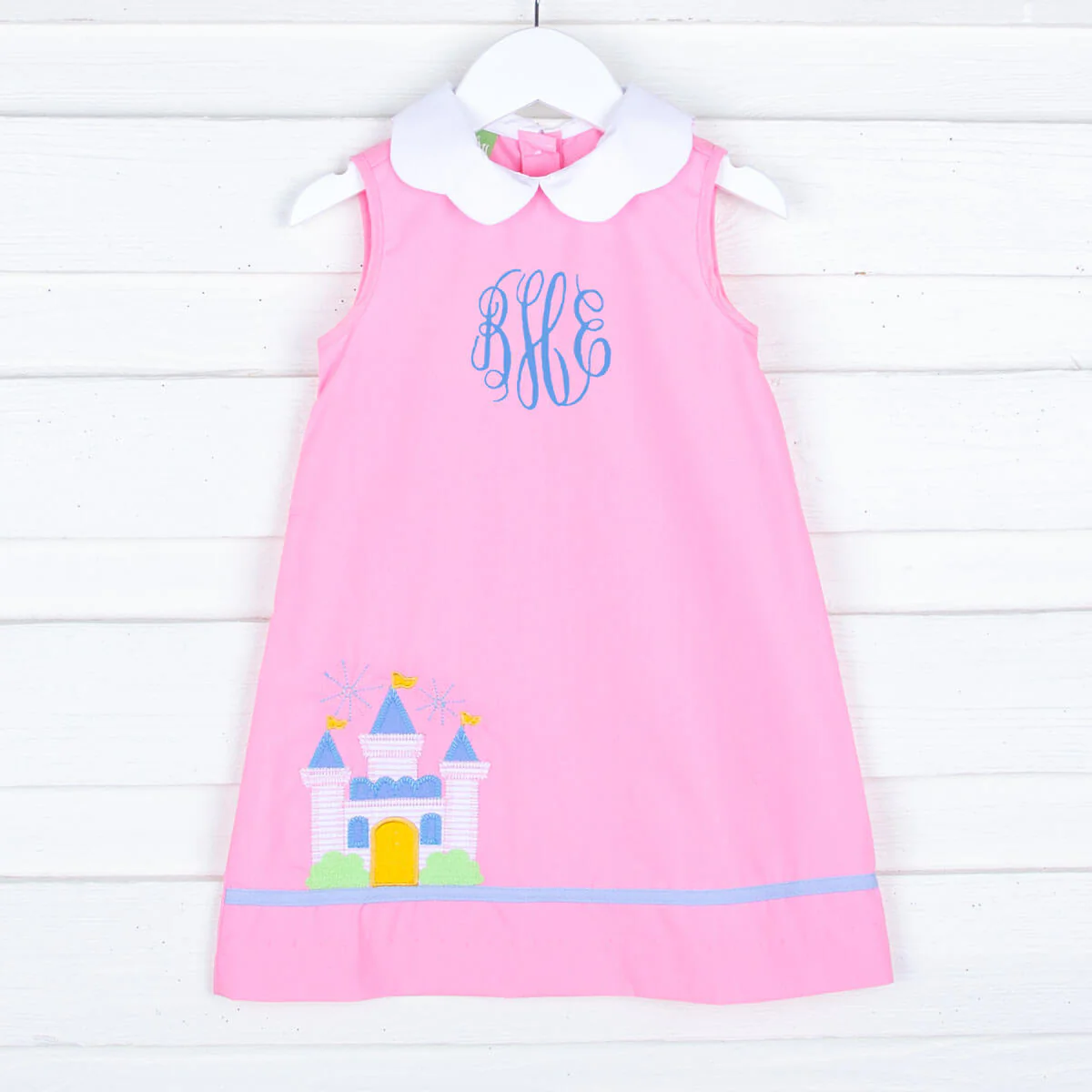 Princess Castle Scalloped Collared Dress