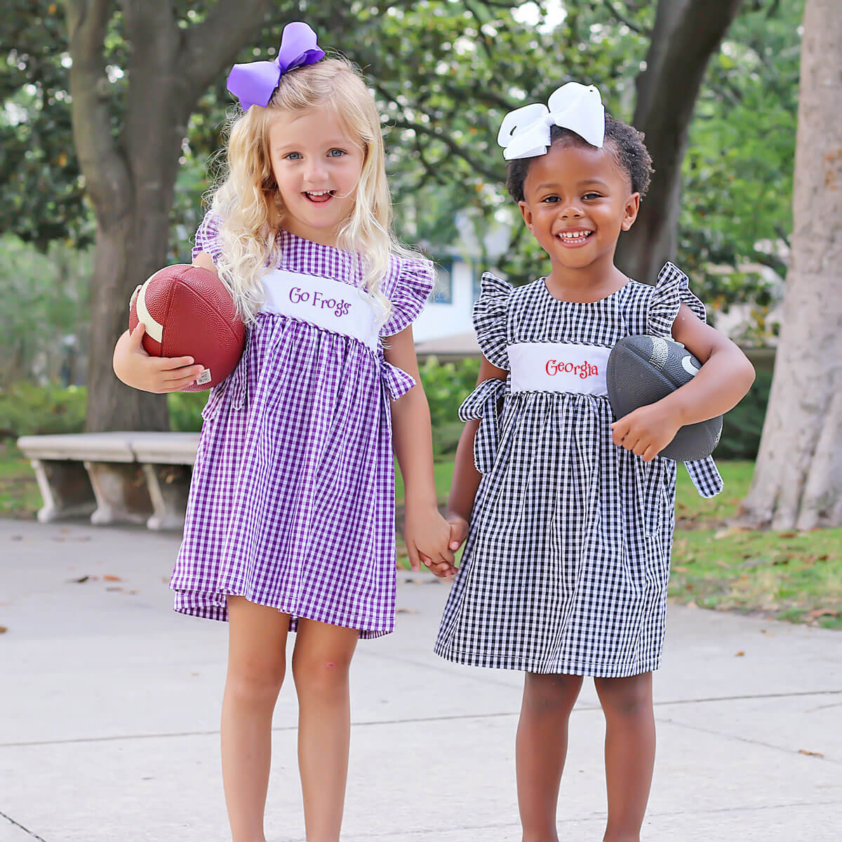 Purple Check Avery Dress - Image 5