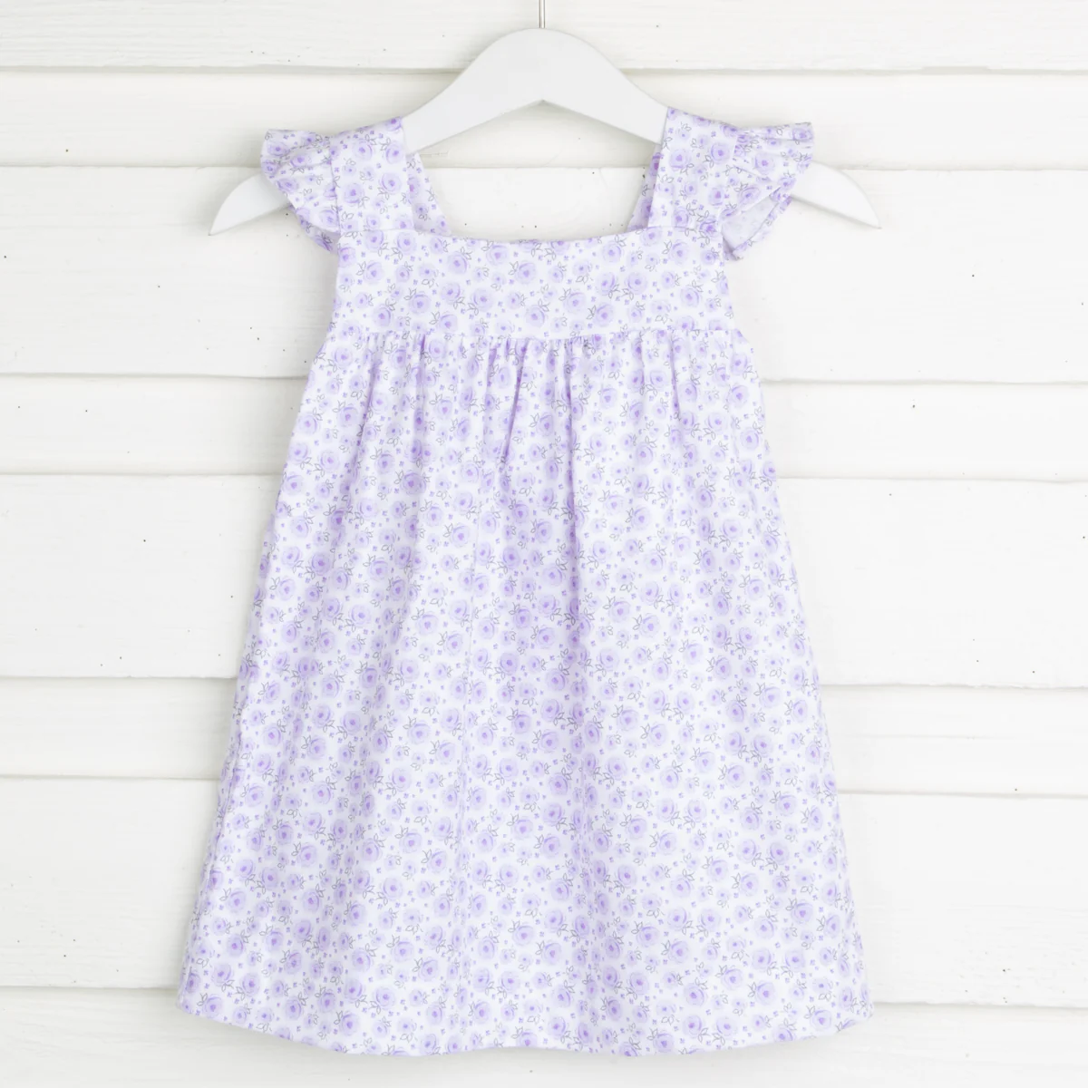 Purple Floral Amy Dress