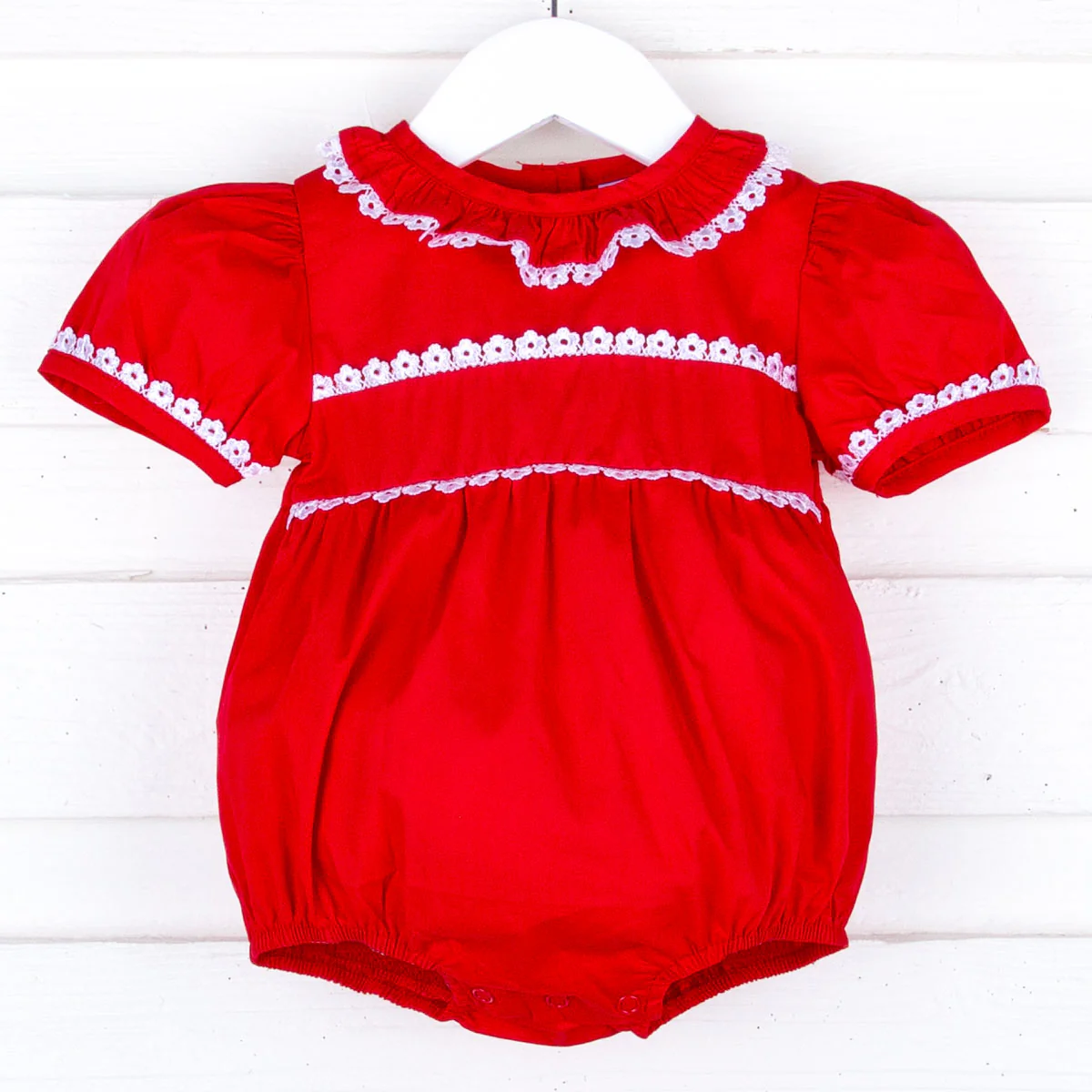 Lace Trim Red Lily Bubble - Image 6