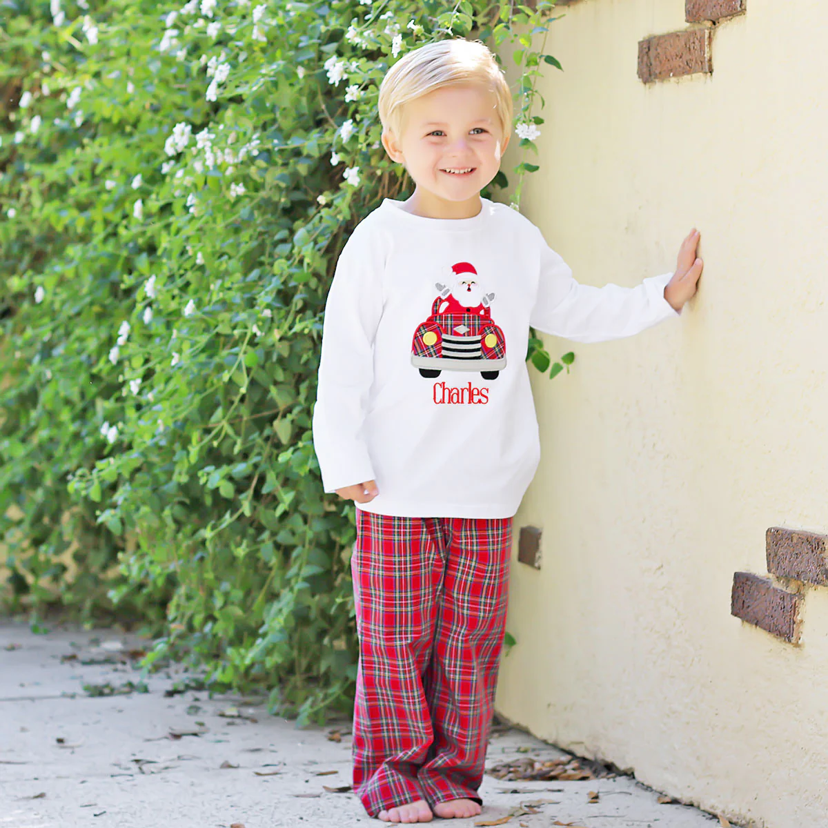 Red Plaid Boys Pant - Image 3