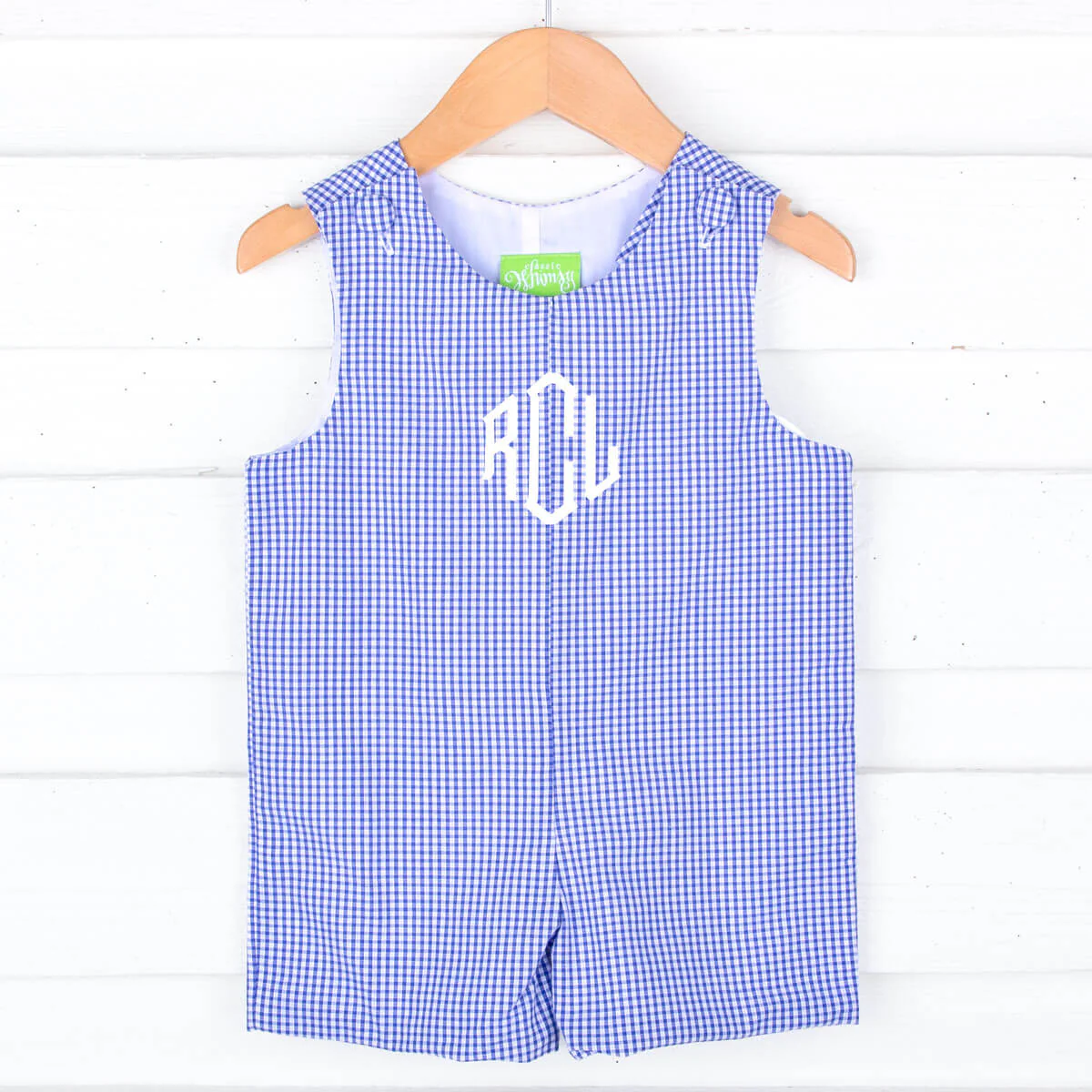 Royal Blue Gingham Jon Jon