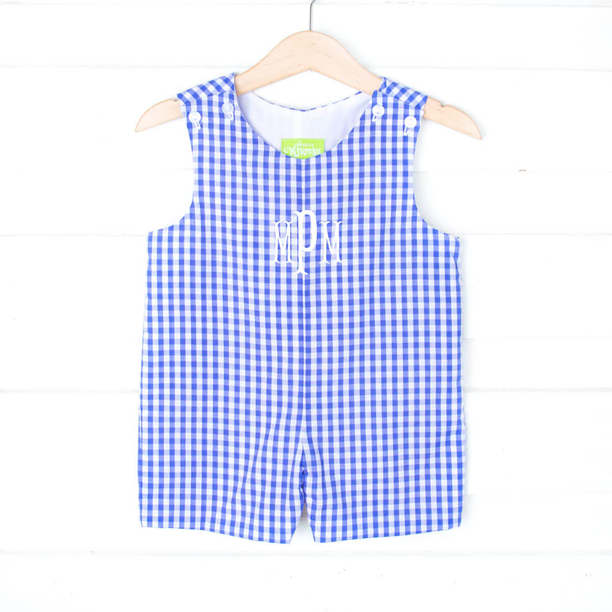 Royal Blue Jon Jon Gingham