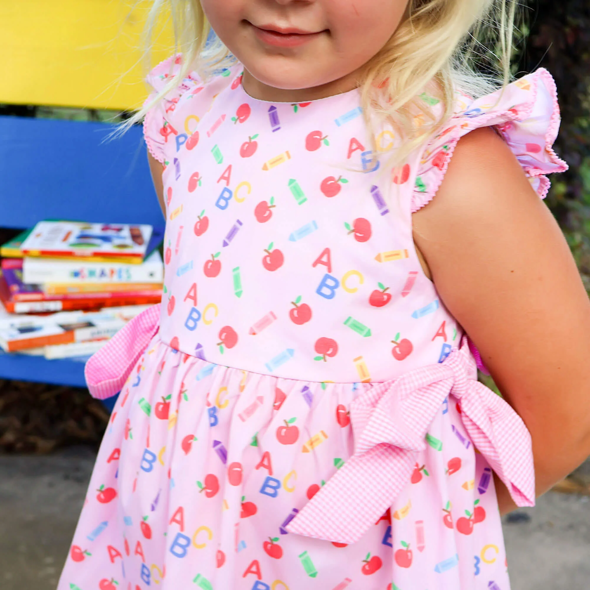School Essentials Pink Avery Dress - Image 4