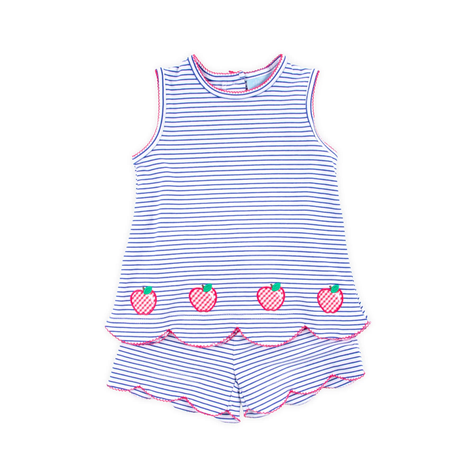 Good Apple Blue Stripe Cleo Short Set - Image 3
