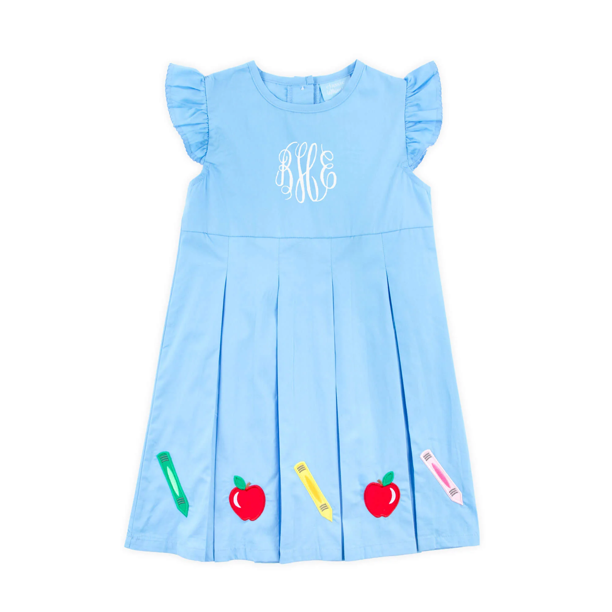 School Time Blue Chloe Dress - Image 2