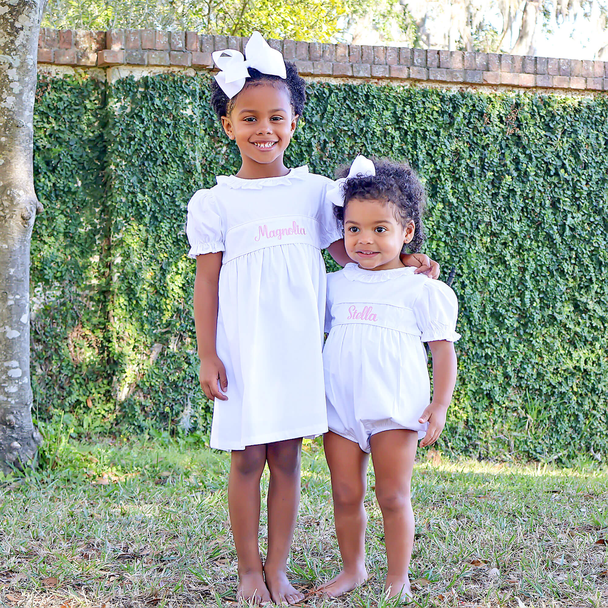 Solid White Ruffle Collared Dress - Image 6