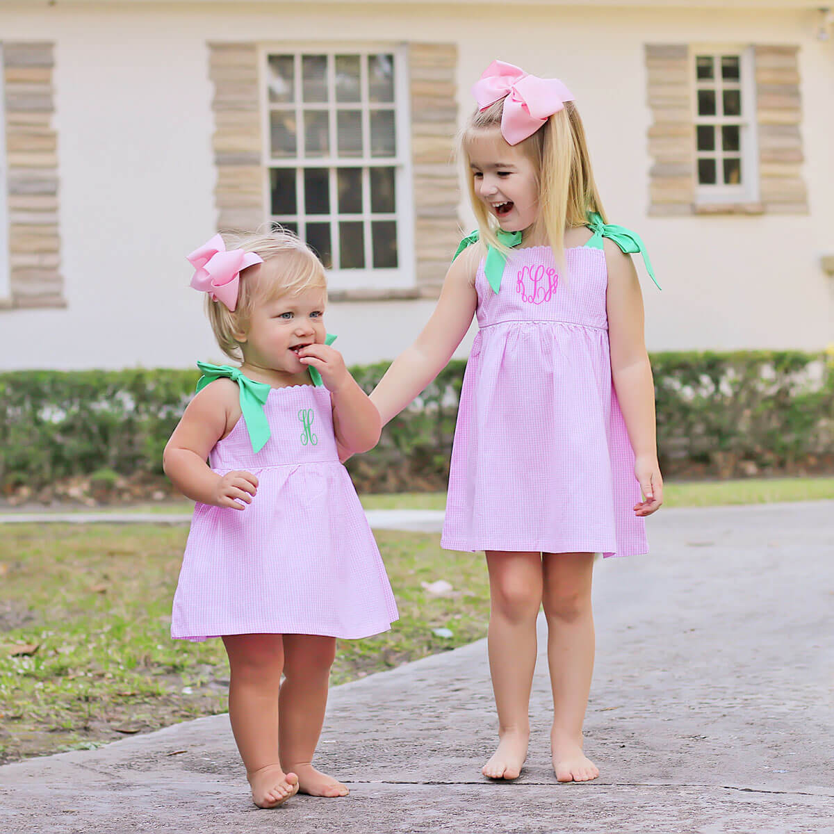 Pink Gingham Aubree Bubble - Image 4