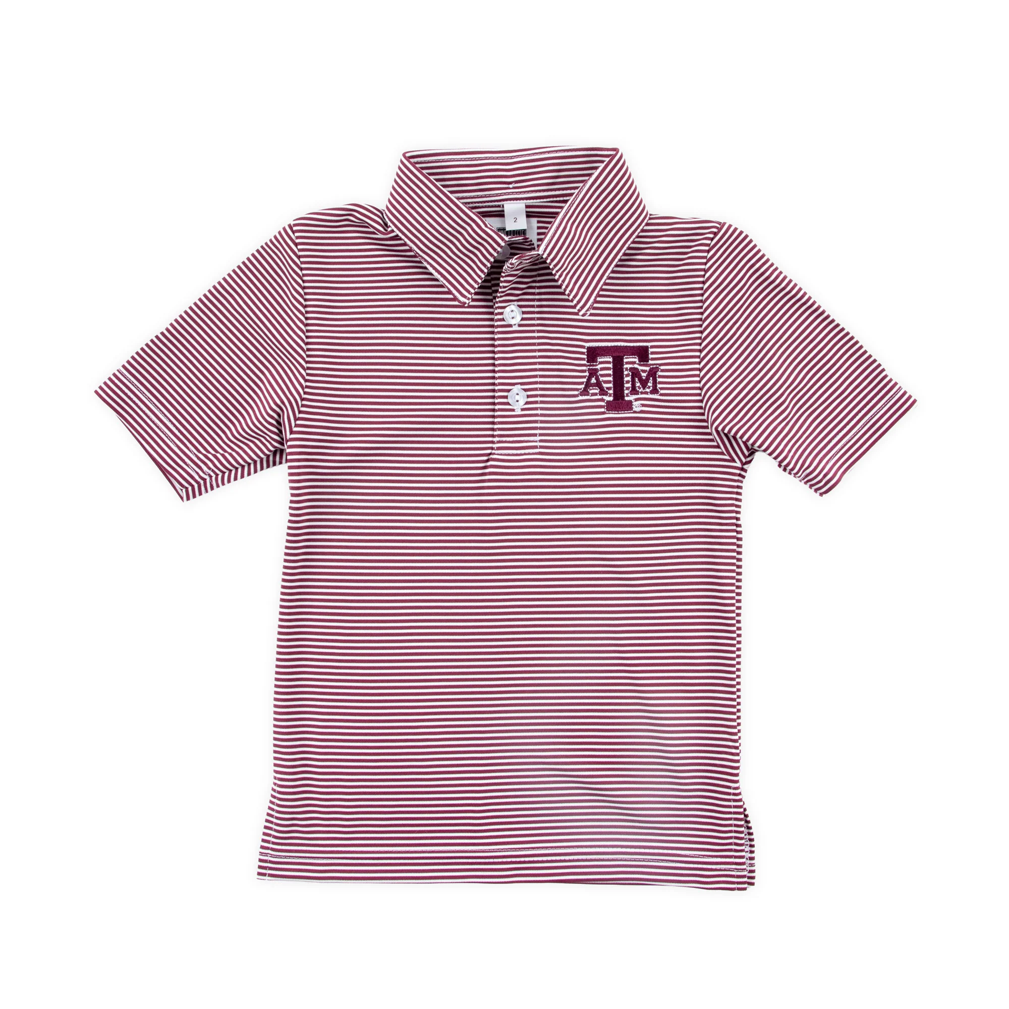 Texas A&M Embroidered Maroon Performance Polo - Image 3