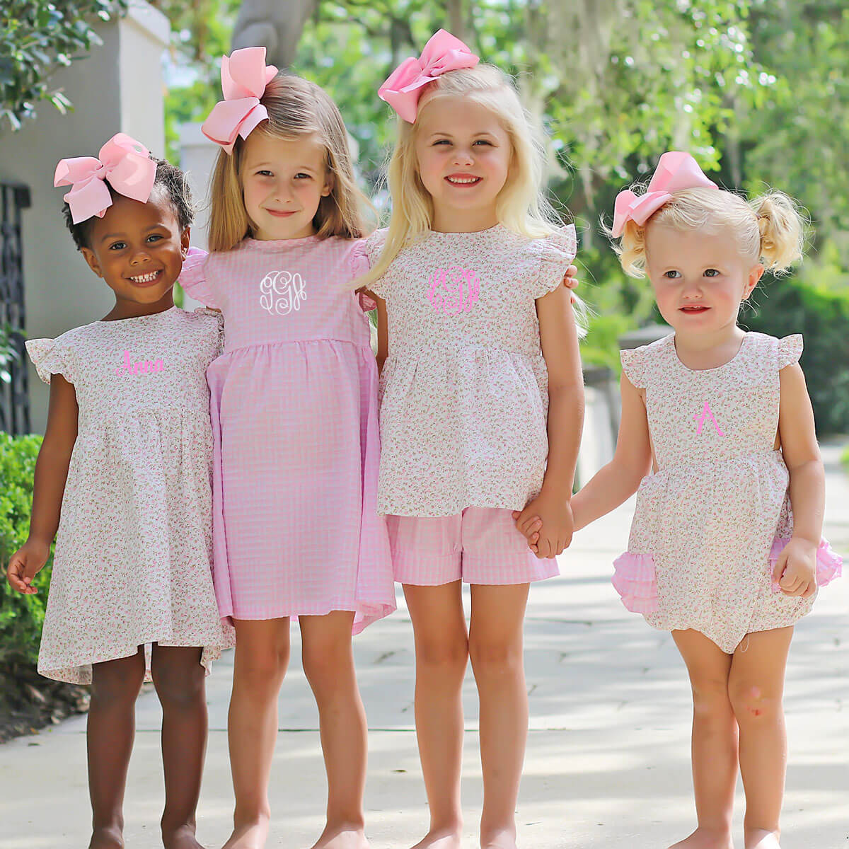 Sweet Rose Pink Floral Ruffle Bubble - Image 6
