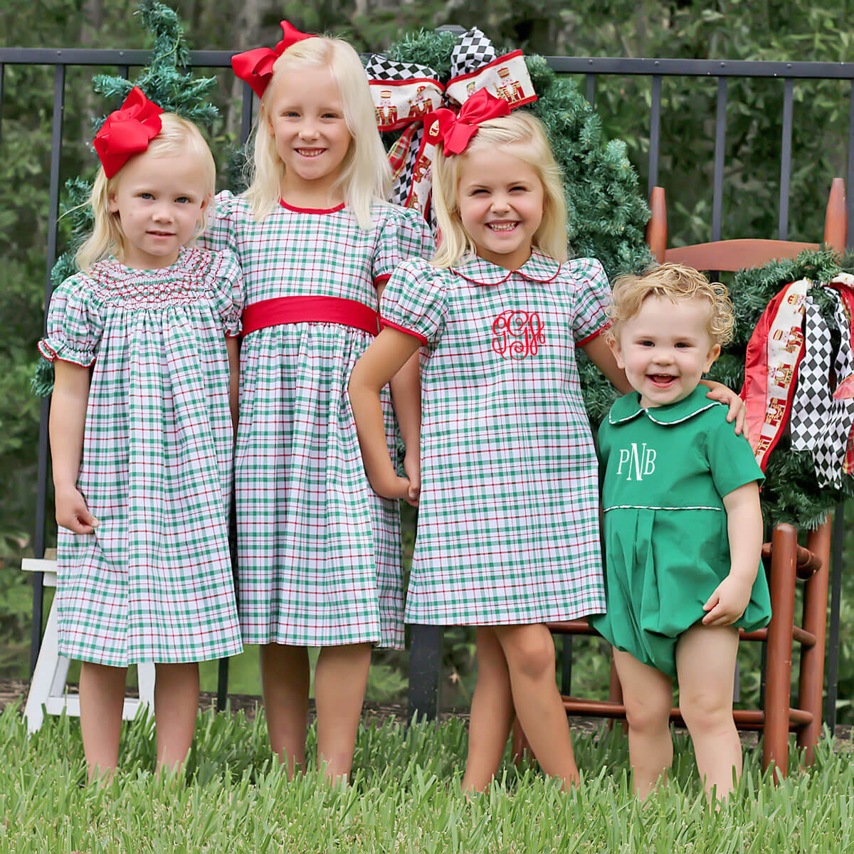 Windsor Plaid Sash Dress - Image 7