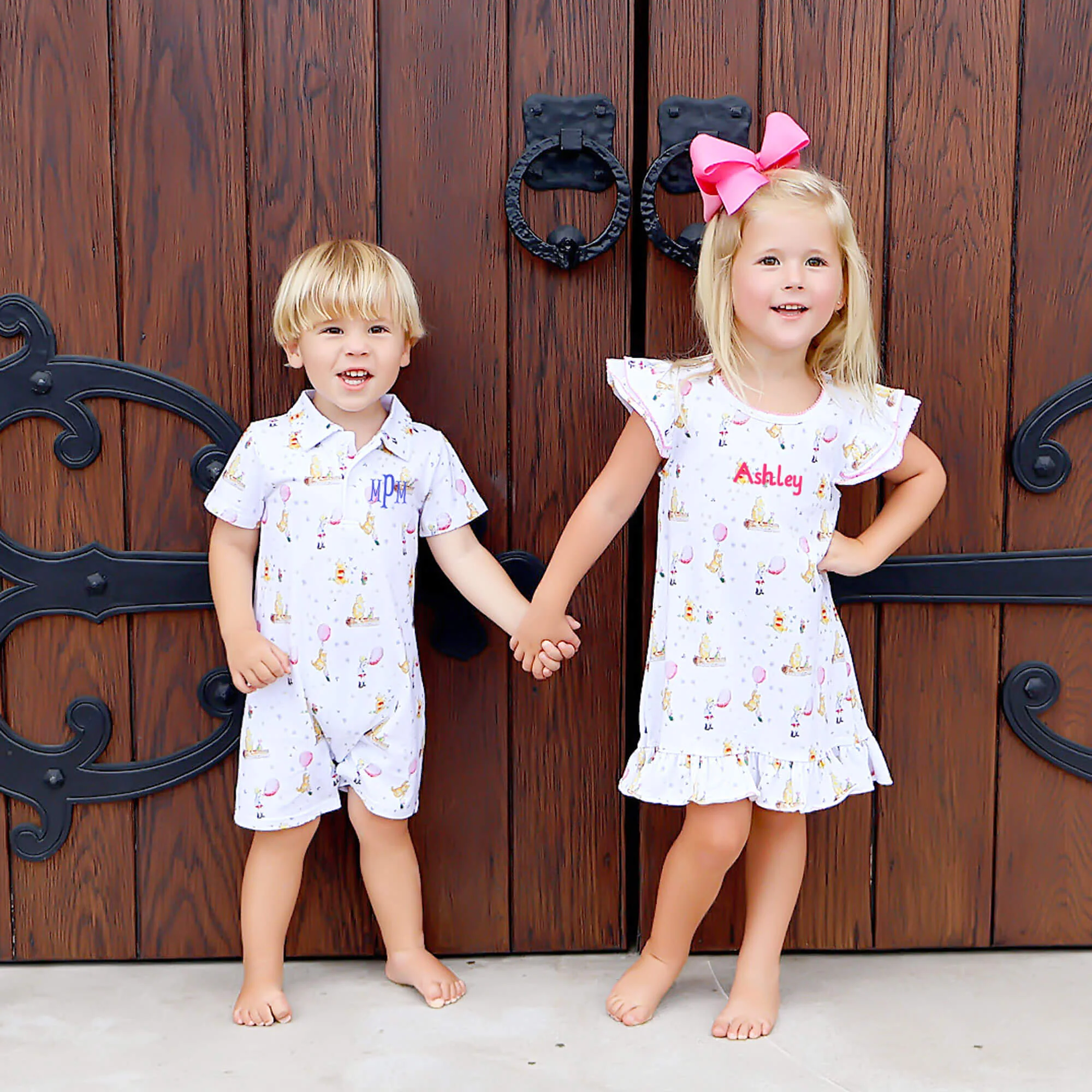 Pooh Bear Friends Polo Romper - Image 3